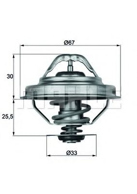 Вставка термостата Mahle                TX 28 88D