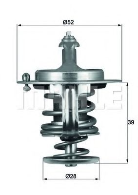 Вставка термостата Mahle                TX 71 82D