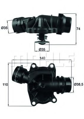 Термостат интегрированный Mahle                TI 233 88