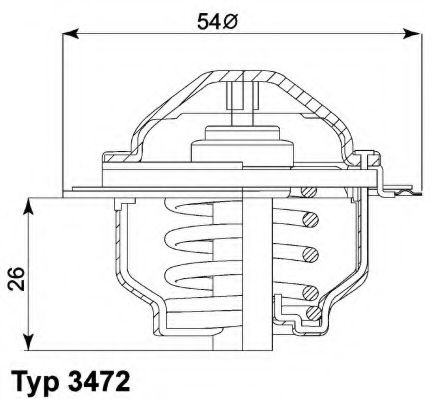 Термостат Wahler                3472.87D