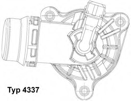 Термостат Wahler                4337.105D