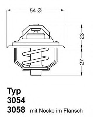 Термостат Wahler                3054.87D50