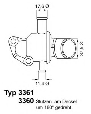 Термостат Wahler                3360.87D