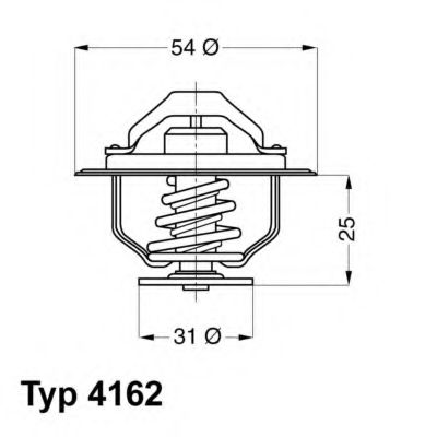 Термостат Wahler                4162.79D