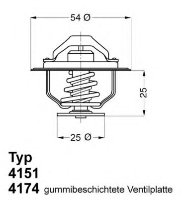 Термостат Wahler                4174.79D