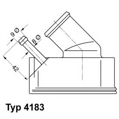 Термостат Wahler                4183.82D