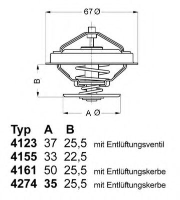 Термостат Wahler                4274.92D