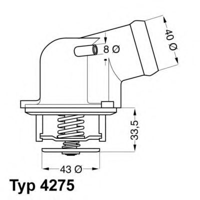 Термостат Wahler                4275.87D