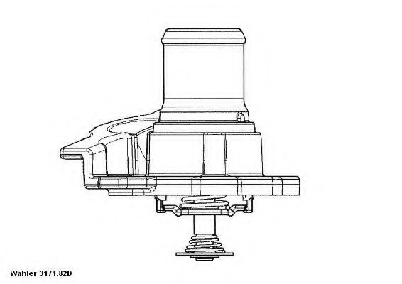 Термостат Wahler                3171.82D