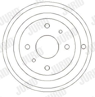 329222J JURID Тормозной барабан