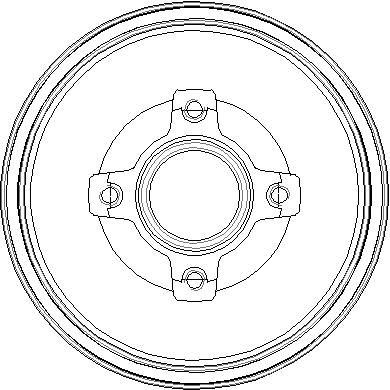 NDR355 NATIONAL Тормозной барабан
