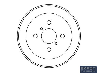 1120069 AKRON-MALÒ Тормозной барабан