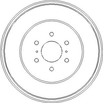 NDR364 NATIONAL Тормозной барабан