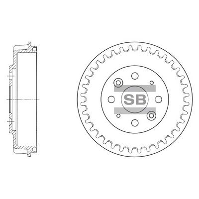 SD2017 Hi-Q Тормозной барабан