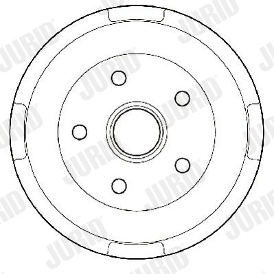 329189J JURID Тормозной барабан