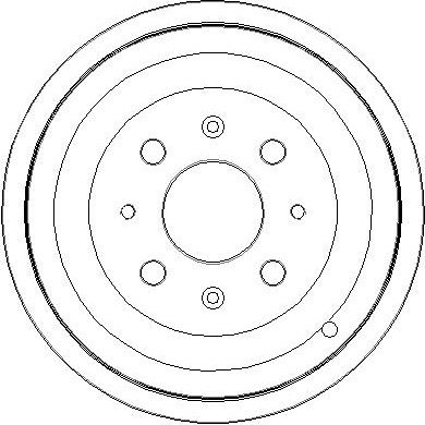 NDR342 NATIONAL Тормозной барабан