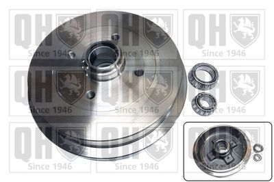 BDR224R QUINTON HAZELL Тормозной барабан