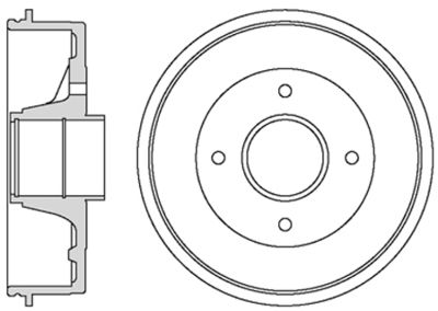 VBD3 MOTAQUIP Тормозной барабан