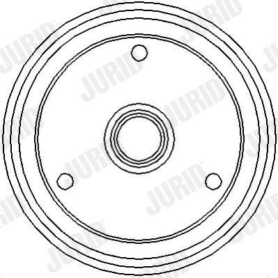 329112J JURID Тормозной барабан