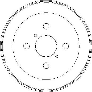 NDR372 NATIONAL Тормозной барабан