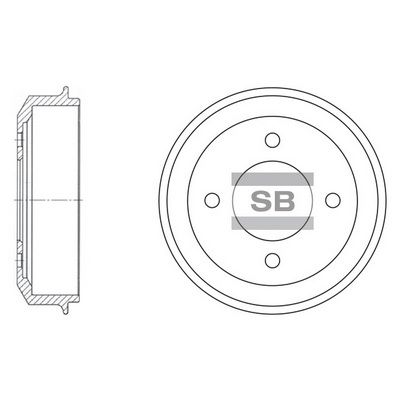 SD1003 Hi-Q Тормозной барабан