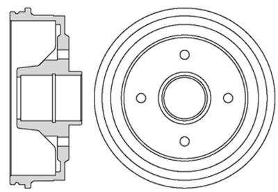 VBE649 MOTAQUIP Тормозной барабан