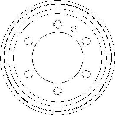 NDR130 NATIONAL Тормозной барабан