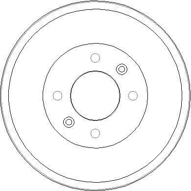 NDR036 NATIONAL Тормозной барабан