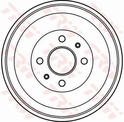 DB4016 TRW Тормозной барабан