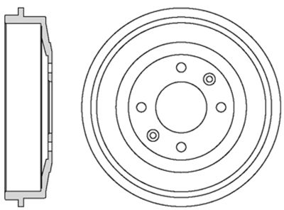 VBD631 MOTAQUIP Тормозной барабан