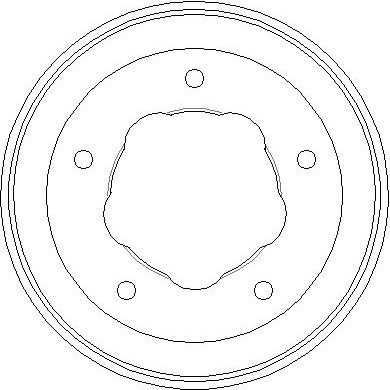 NDR009 NATIONAL Тормозной барабан