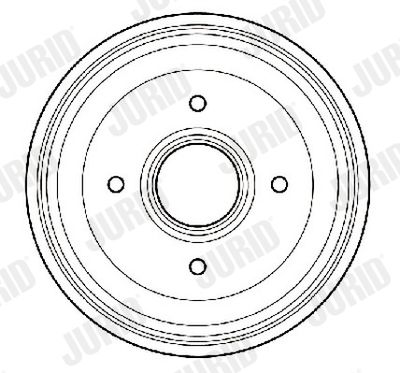 329700J JURID Тормозной барабан