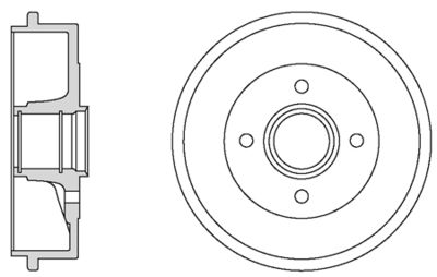 VBD662 MOTAQUIP Тормозной барабан