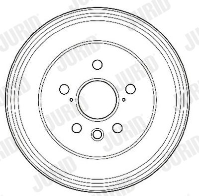329084J JURID Тормозной барабан