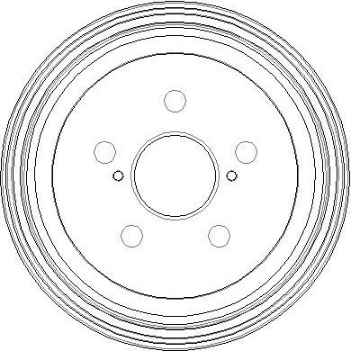 NDR098 NATIONAL Тормозной барабан