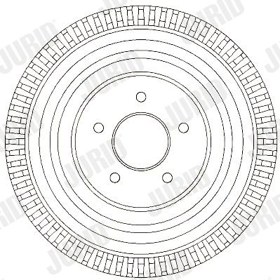 329278J JURID Тормозной барабан