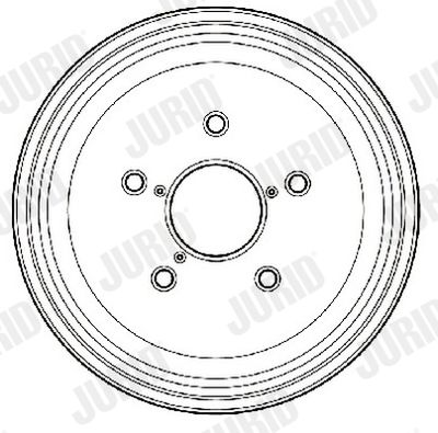 329081J JURID Тормозной барабан