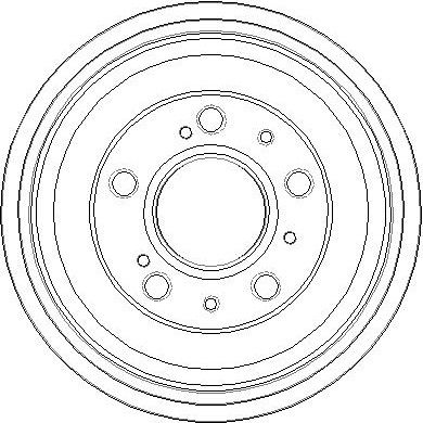 NDR214 NATIONAL Тормозной барабан