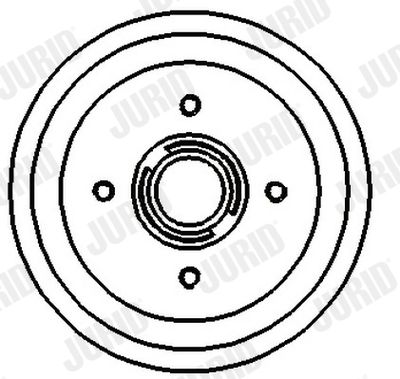 329173J JURID Тормозной барабан