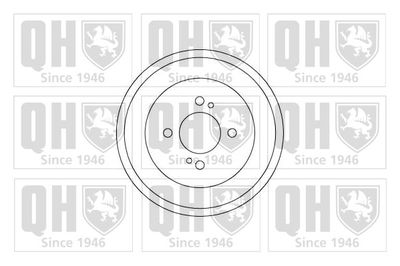 BDR537 QUINTON HAZELL Тормозной барабан