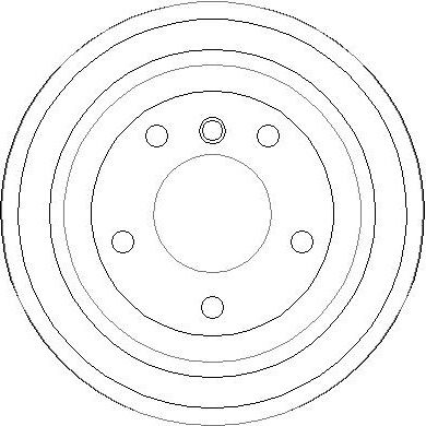 NDR045 NATIONAL Тормозной барабан
