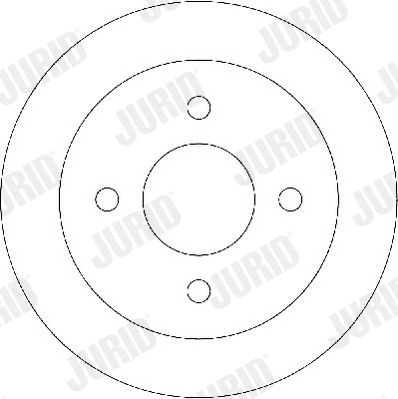 329216J JURID Тормозной барабан