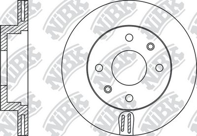 RN11001 NiBK Тормозной диск
