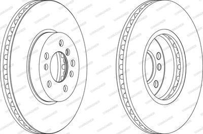 WGR12561 WAGNER Тормозной диск