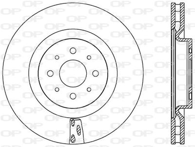 BDR256320 OPEN PARTS Тормозной диск