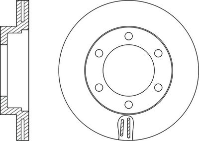 FR0200V FIT Тормозной диск