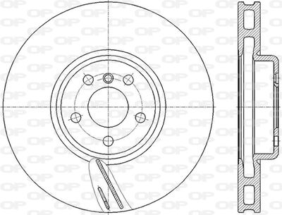 BDR285820 OPEN PARTS Тормозной диск