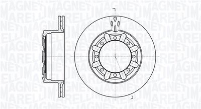 361302040382 MAGNETI MARELLI Тормозной диск