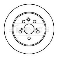 BBD5031 BORG & BECK Тормозной диск