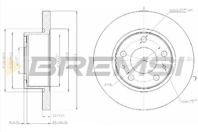 CD5194S BREMSI Тормозной диск